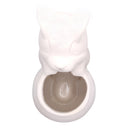 DIY Ceramic Kitty Pot for sale, White Ceramic Cat Planter Pot, Unique Succulent Gift, craft supplies, cat shaped planter pot, succulent pot plant pot DIY pot