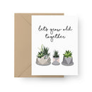 Succulents Card for sale