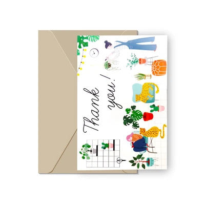 Thank you card for employee, Employee Appreciation Cards for sale, Corporate succulent gift with thank you card, Thank You Live Succulent Gift Box for sale, Succulent thank you cards with kraft envelope, Succulent thank you cards to suit any occasion, Staff Appreciation Card ideas, Thank you note to employee for a job well done, Thank you card for employee appreciation