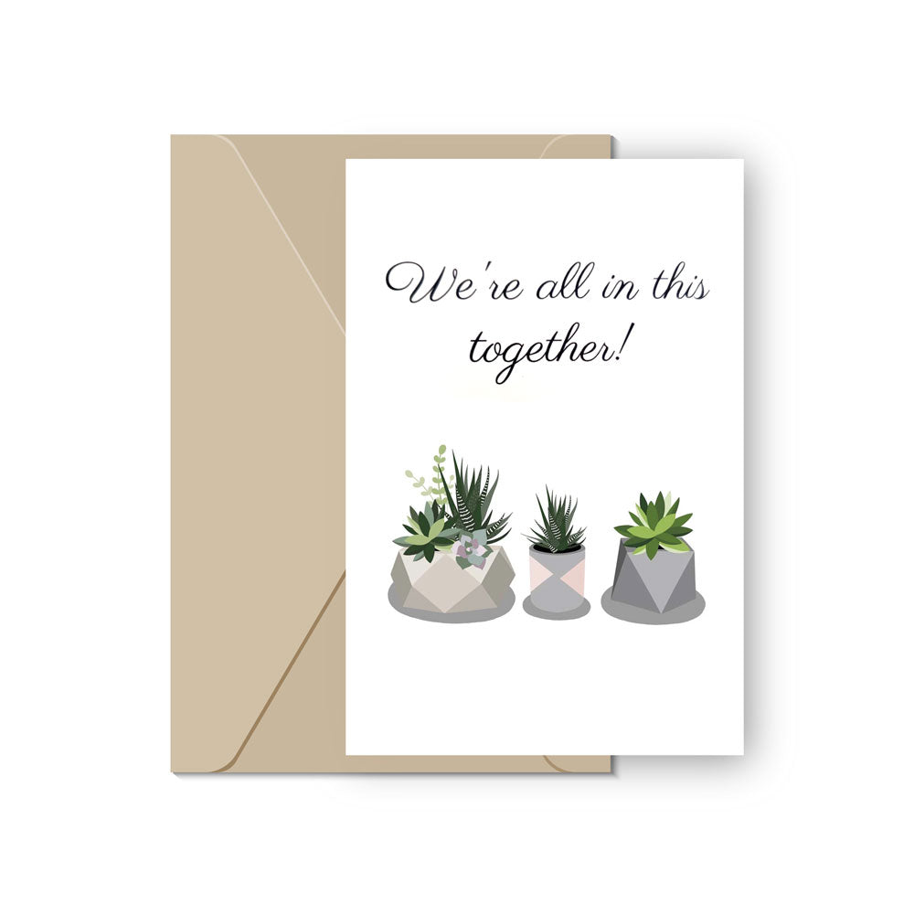 Succulent Greeting Card for sale, Succulent Card for Plant Lovers, Thank you card for employee, Employee Appreciation Cards for sale, Corporate succulent gift with thank you card, Thank You Live Succulent Gift Box for sale, Succulent thank you cards with kraft envelope, Succulent thank you cards to suit any occasion, Staff Appreciation Card ideas, Thank you note to employee for a job well done, Thank you card for employee appreciation