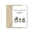 Thank you card for employee, Employee Appreciation Cards for sale, Corporate succulent gift with thank you card, Thank You Live Succulent Gift Box for sale, Succulent thank you cards with kraft envelope, Succulent thank you cards to suit any occasion, Staff Appreciation Card ideas, Thank you note to employee for a job well done, Thank you card for employee appreciation