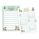 Printable Succulent Bullet Journal for free, Succulent gift for plant lovers, Printable for Journal or Planner, Succulent home office decor, Succulent printable template