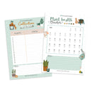 Printable Succulent Bullet Journal for free, Succulent gift for plant lovers, Printable for Journal or Planner, Succulent home office decor, Succulent printable template