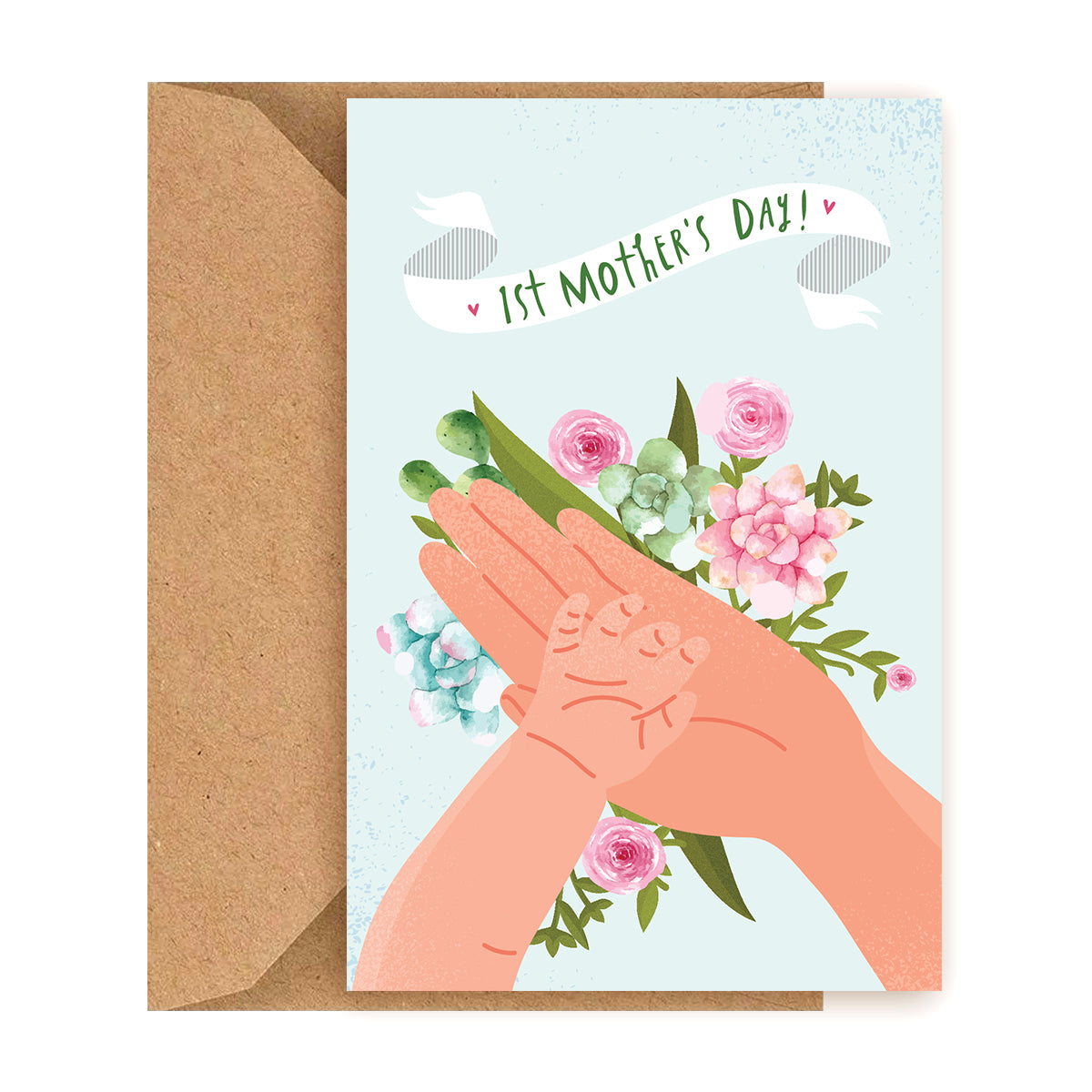 Happy First Mother&#39;s Day Card, Happy mother&#39;s day cards, Mothers day greeting cards, Mother&#39;s day succulent card, Mother&#39;s day cards 2023, Mother&#39;s Day card ideas