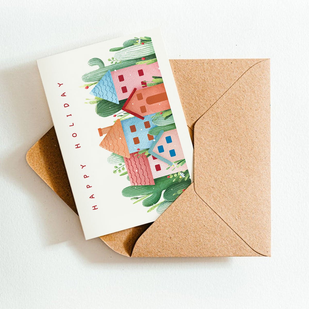 Happy Holiday Card for sale, Succulent Happy Holiday Card for sale, Cactus Greeting Card, Succulents Greeting Card, Succulents Gift Ideas, Happy Holiday Cactus Card, Happy Holiday Succulents Card