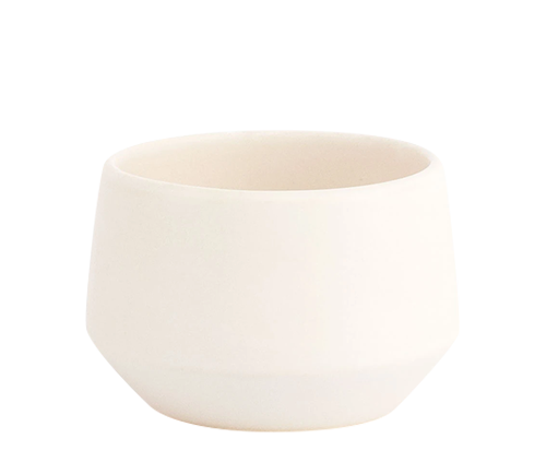 White Minimalist Small Planter