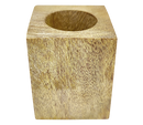 Wood Square Pot