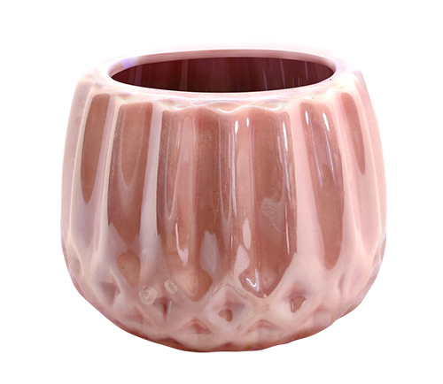 Pink Modern Geometric Planter