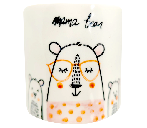 Mama Bear Pot for sale, Ceramic Pot for succulents and flowers, Modern style flower pot for sale, Succulent gift decor ideas