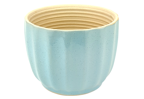 Blue Ripple Planter