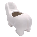 DIY Ceramic Puppy Pot for sale, Cute White Ceramic Succulent Pot, Little Dog Planter Decor, Craft Supplies, DIY Succulent Gift Ideas, Dog Shaped Succulent Pot