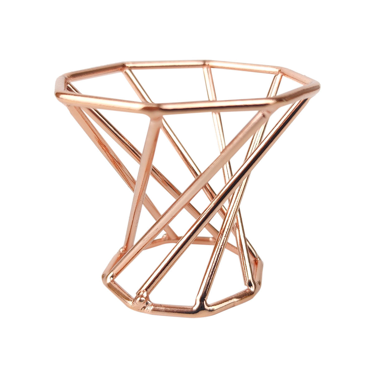 Air plant holder, golden air plant holder, rose gold air plant holder, geometric air plant holder, golden geometric air plant holder, stylish air plant holder, air plant holder in rose gold color