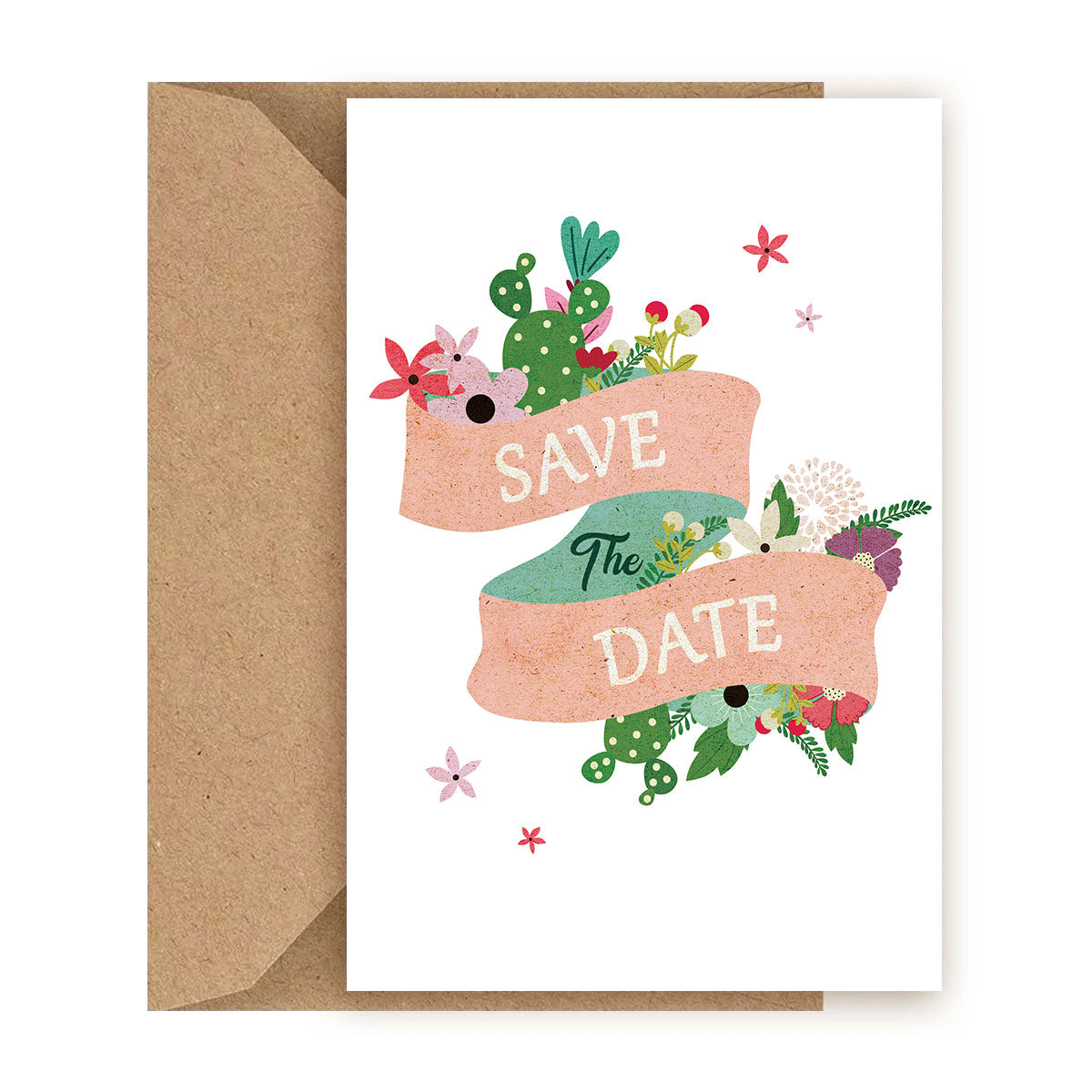 Save the Date Succulent Card