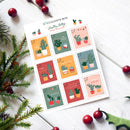 succulent stickers for sale, cactus stickers for sale, succulent craft ideas, succulent gift ideas, cute plant stickers, christmas stickers