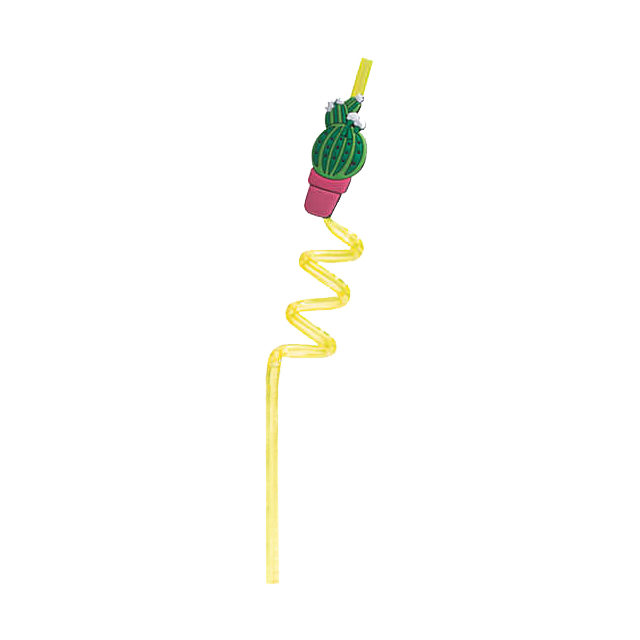 straw succulent Cactus Straw | Succulent Party Straw | Bachelorette Cactus Straws | Decorated Straws