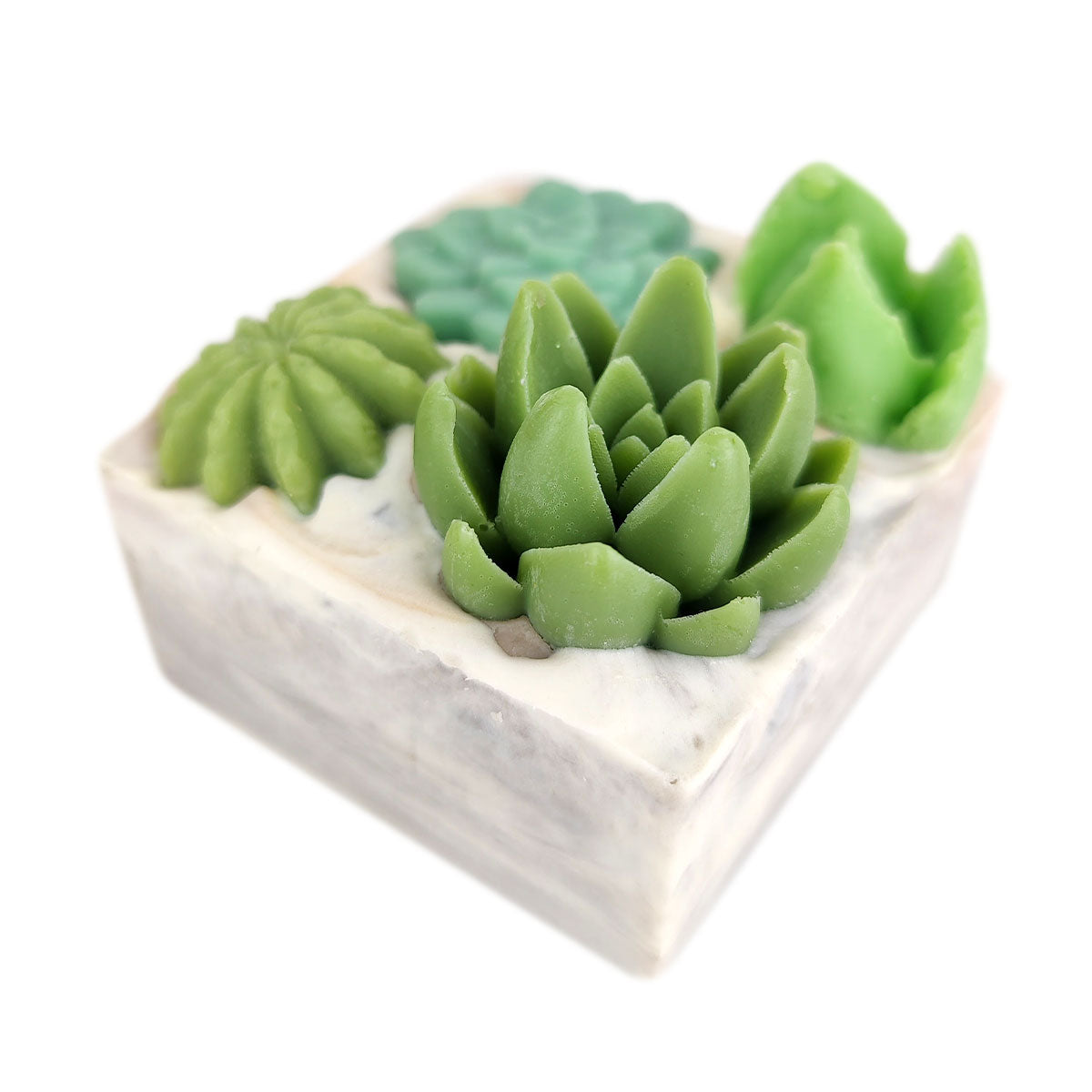 Succulent soap, succulent garden soap, succulent arrangement soap, random succulent arrangement soap, natural soap, botanical soap, handmade succulent soap, organic succulent soap