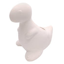 DIY Ceramic Dinosaur Pot for sale, White Ceramic Succulent Planter, Cute Animals Pot, White Succulent Pot, Crafts for Kids, DIY Succulent Gift Ideas