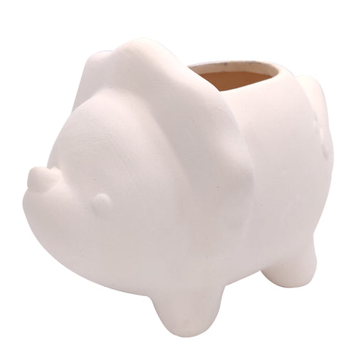 DIY Ceramic Dinosaur Pot for sale, White Animal Succulent Pot, Home Decorative DIY Planter, Succulent Gift Ideas, Crafts for kids, Animal Plant Pot for sale