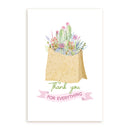 Thank You for Everything Card for sale, Succulent Happy Birthday Card for sale, Cactus Greeting Card, Succulents Greeting Card, Succulents Gift Ideas