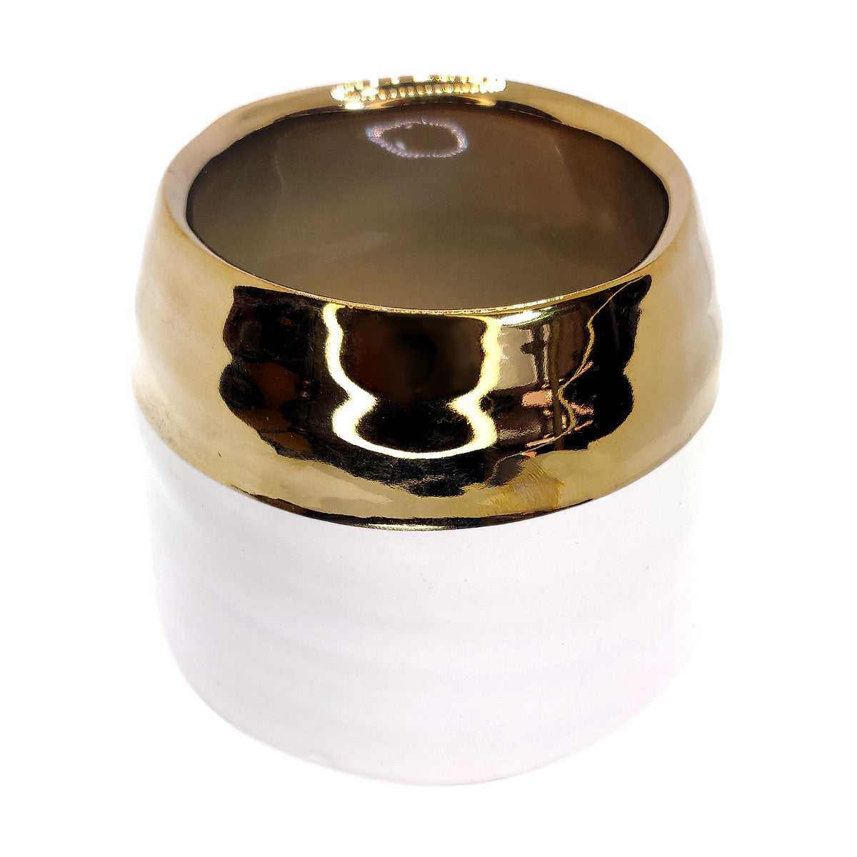 Pot for sale, Mini pot for succulent, Succulent pot decor ideas, white Gold pot, succulent gift for holiday