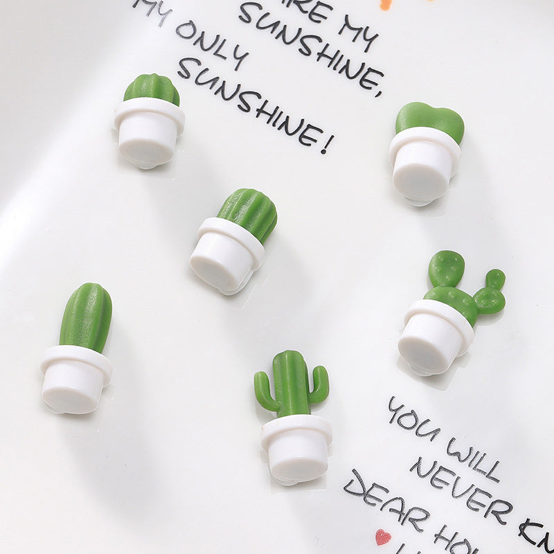 succulent fridge magnets Cactus Fridge Magnet (Whole Set) | Succulent Magnets | Cacti Decor| Plant Lover Gift
