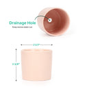 blue cylinder ceramic pot, blue ceramic pot for sale, 2 inch blue ceramic pot, stylish pots are perfect for succulents, cacti, and air plants