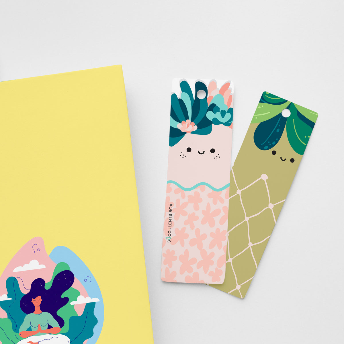 Succulents Bookmark, Printable Succulents Bookmark, Cute printable bookmark, Modern bookmark diy, Nature Themed Printable Bookmark, Gift for Book Lovers, Gift for Book Lover Ideas