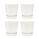 large minimalist pot, large pot for indoor plant, white ceramic pot