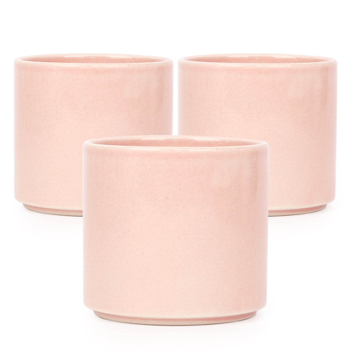 set of three modern cylinder pots is the perfect gift for any plant lover
