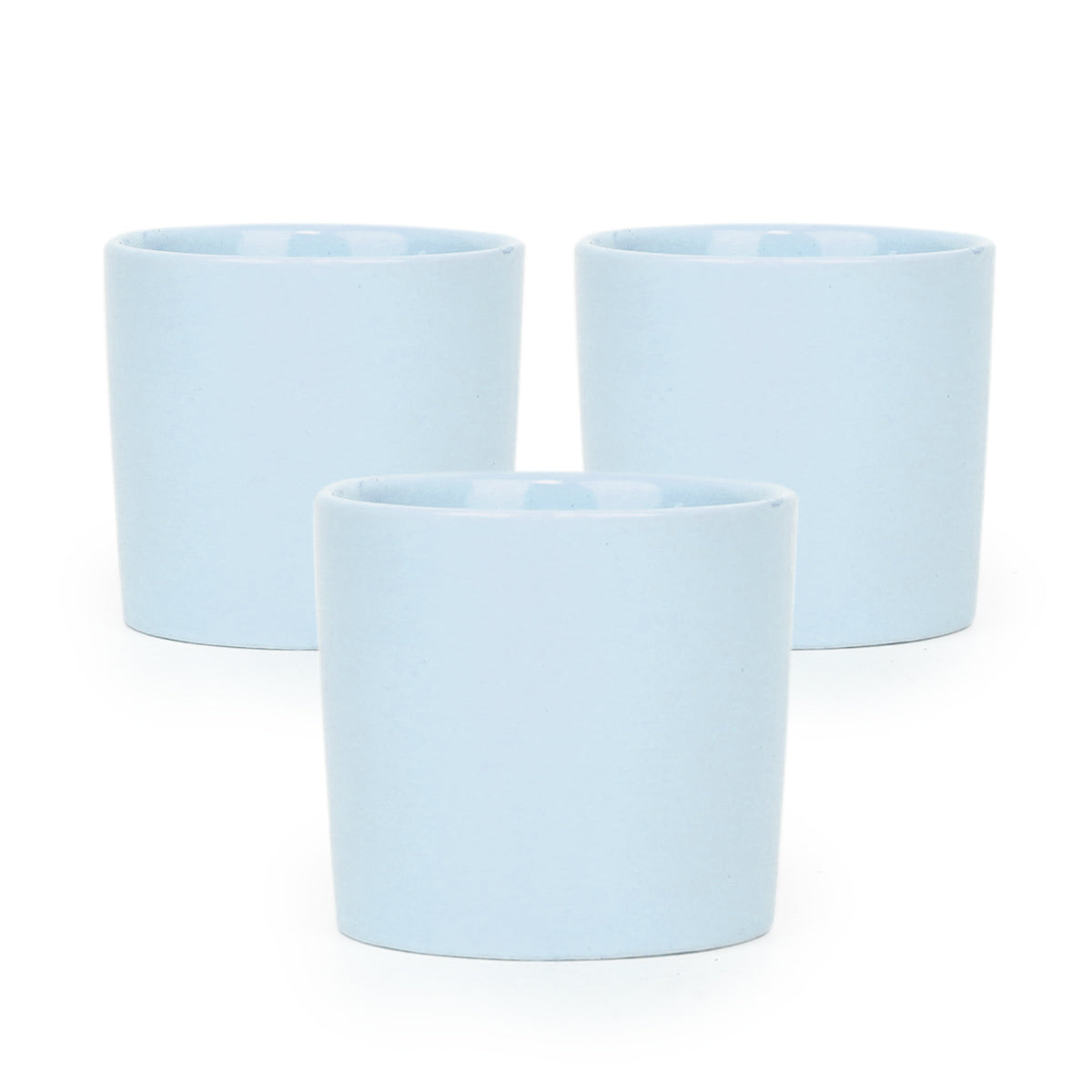 Set of 3 Ceramic Plant Pots are stylish and functional, The set includes three pots in different colors, so you can mix and match to create your own unique look.