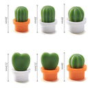 Orange Cactus Fridge Magnet