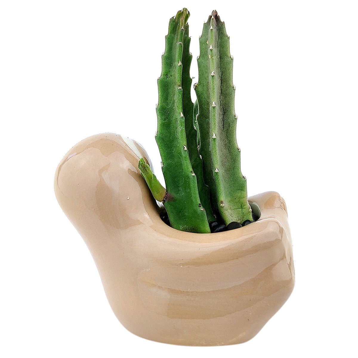 Sloth Pot for sale, Cute Ceramic Succulent Pot, Sloth Planter Decor, Craft Supplies, Succulent Gift Ideas, Sloth Succulent Pot