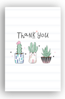 Thank you card for employee, Employee Appreciation Cards for sale, Corporate succulent gift with thank you card, Thank You Live Succulent Gift Box for sale, Succulent thank you cards with kraft envelope, Succulent thank you cards to suit any occasion, Staff Appreciation Card ideas, Thank you note to employee for a job well done, Thank you card for employee appreciation