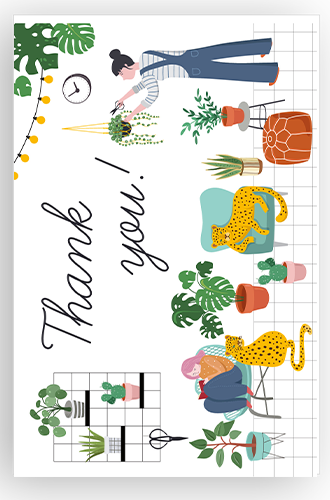 Thank you card for employee, Employee Appreciation Cards for sale, Corporate succulent gift with thank you card, Thank You Live Succulent Gift Box for sale, Succulent thank you cards with kraft envelope, Succulent thank you cards to suit any occasion, Staff Appreciation Card ideas, Thank you note to employee for a job well done, Thank you card for employee appreciation