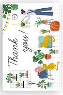 Thank you card for employee, Employee Appreciation Cards for sale, Corporate succulent gift with thank you card, Thank You Live Succulent Gift Box for sale, Succulent thank you cards with kraft envelope, Succulent thank you cards to suit any occasion, Staff Appreciation Card ideas, Thank you note to employee for a job well done, Thank you card for employee appreciation