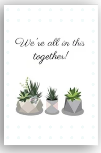 Thank you card for employee, Employee Appreciation Cards for sale, Corporate succulent gift with thank you card, Thank You Live Succulent Gift Box for sale, Succulent thank you cards with kraft envelope, Succulent thank you cards to suit any occasion, Staff Appreciation Card ideas, Thank you note to employee for a job well done, Thank you card for employee appreciation